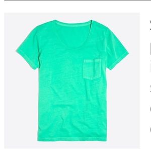 NWOT J Crew Factory Pocket Tee